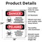 Signmission Pesticide Storage Area Bilingual Danger Sign, Aluminum, 18in W x 24in L, 2PK OS-2PACK-DS-A-1824-VS-1524 - alternate 2